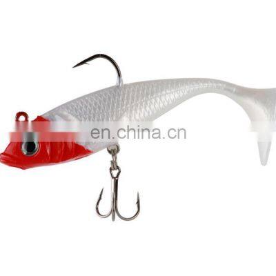 Hot Selling 10cm 18g T-Tail Soft Worm Perch Soft Lure Bait photo-2