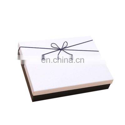 Quality gift box with clients logo OEM order fast feedback paper rigid boxes with CMYK Hot foil