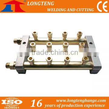 Brass torch Gas separation panel, CNC flame cutting machine torch gas separation panel