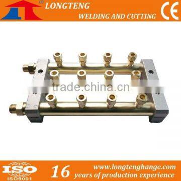 Brass Torch Gas Separation Panel, CNC Flame Cutting Machine Torch Gas Separation Panel