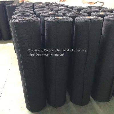 Carbonized fiber flame retardant cloth