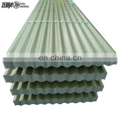 High Quality Red, Sky Blue, White Colored Coated Sheet Metal PPGI Galvanized Corrugated Sheet