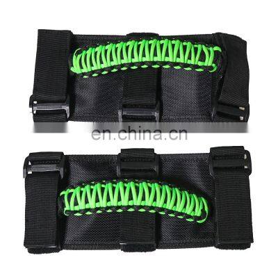 Universal Paracord ATV UTV Roll Bar Grab Handles Accessories for Polaris