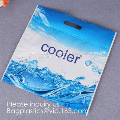 Polyester Wholesale Insulated Ice Wine Collapsible Ice Cream Lined Dry Lunch Aluminum Thermal Cooler Bag, Bagease photo-4