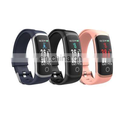 Ip67 Waterproof Bt T4 Wrist Band Bracelet Wristband Fitness Smartwatch Blood Pressure Sport Wearfit2.0 1.14 Inch Smart Watch