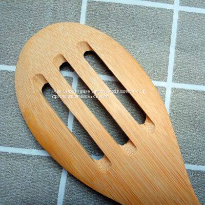 bamboo utensil wholesale China twinkle bamboo slotted spoon Chinese Manufacturer