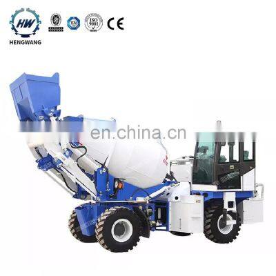 New 2 Cubic Meters SelfLoading 4X4 Concrete diesel Mixer Truck