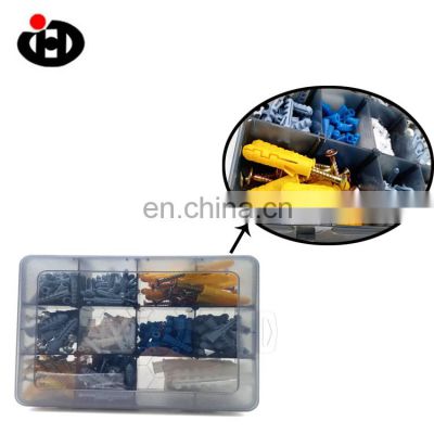 High quality new design free matching box set with 300PCS plastic expansion plugs