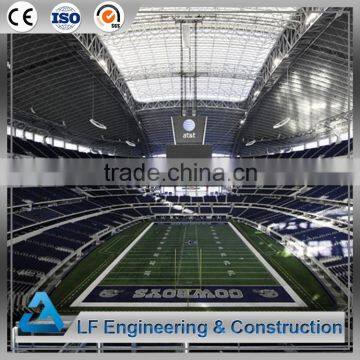 Light steel structure frame football stadium