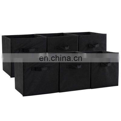 2022 Foldable Home Storage Organization Non-Woven Uncovered Square Underwear Clothing Storage Boxes For Wardrobe photo-4