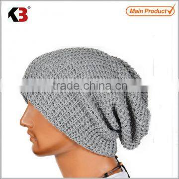 Fashion Street Trendy Oversized Slouch Long Knitted Beanie Cap