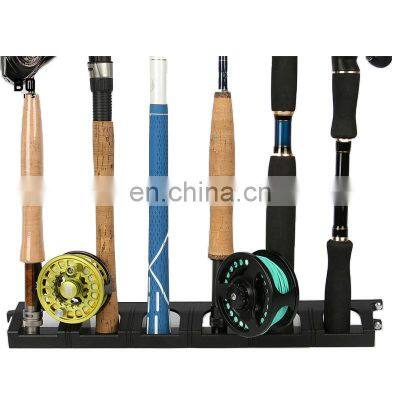 6holes Carp Fishing Rod Holder StandHard  Feeder Rod Pod Freshwater Pole Tackle Holder