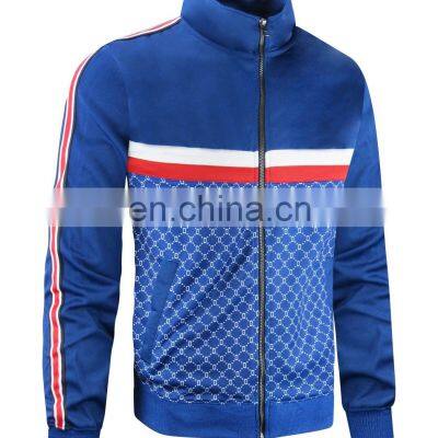 Tracksuit Stripe Mens Hooded Tracksuit or Fitness Bodybuilding Tracksuit Sweatsuit Mens Custom Sweatsuit For Men photo-2