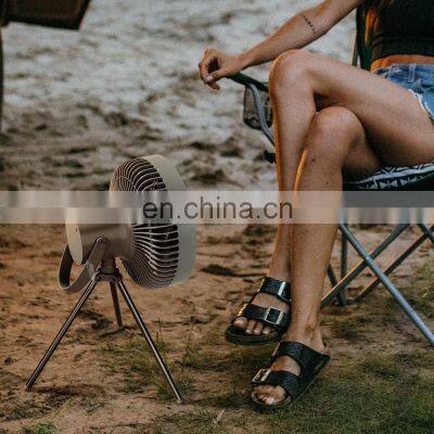 2022 Trend Outdoor Rechargeable Wireless Air Cooler Portable Stand Table Camping Fan Tripod Fans