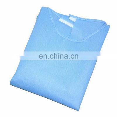 High Quality Disposable SS SMS Gown PP PE Gown PP Isolation Gown Uniform Manufacturer