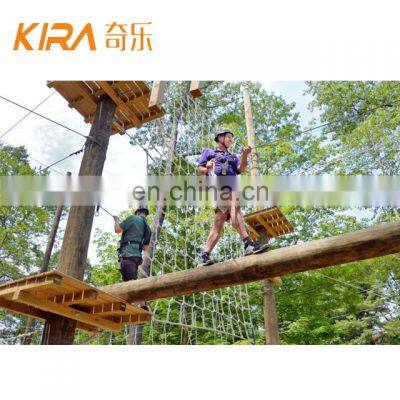 China Attractions Rope Course Outdoor Obtacle Challenging Ropes Adventure Playground Equipment photo-4
