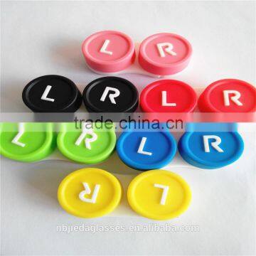 colorful big eye contact lens container