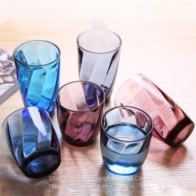 Dishwasher Safe Unbreakable Solid Colored Drinking Water Juice Glasses Cup