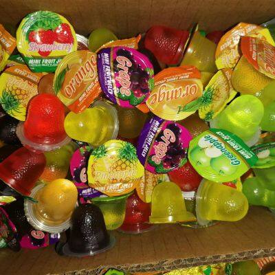 Manufacturers Wholesale OEM 15g Mini Jelly Cup Fruity Flavor Jelly Pudding Candy for Kids