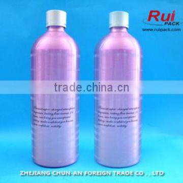 pink color Aluminum Bottle with cap,printing aluminum water bottles