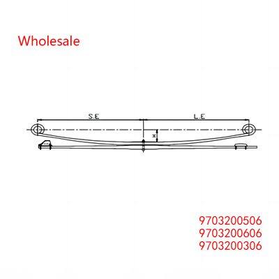 9703200506, 9703200606, 9703200306 Rear Axle Parabolic Spring Arm of  Heavy Duty Vehicle Wholesale For Mercedes Benz