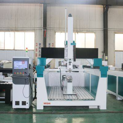 Good Quality High Z Axis Gantry 3d Wood Cnc Router 4 Axis Rotary Machine For Foam Eps Engraving Cutting Price photo-2