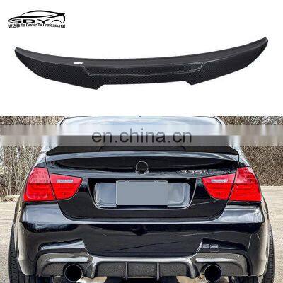 E90 Car Spoilers Trunk Spoiler PSM Style High Quality Carbon Fiber Rear Spoiler For BMW 3 Series E90