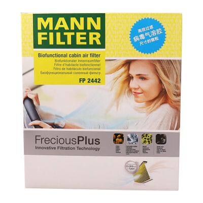 Original Genuine MANN Cabin Filter Car Engine Filter FP2442 13503675 For ASTRA Buick Cadillac Chevrolet GM DAEWOO Ravon