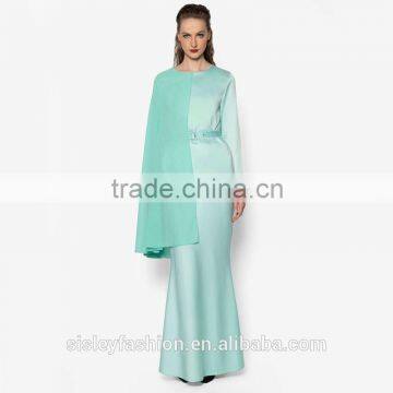 New beautiful fashion kaftan dress islamic clothing modern baju kurung design with high quality BJ036