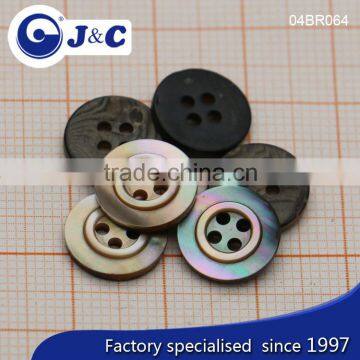 J&C Brown MOP Shell Buttons,pearl Shell Buttons for Fashion Shirt.BR062, BR064 photo-4