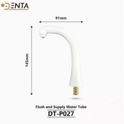 Dental Flush and Supply Water Tube Water Flow Pipe Flush Pipe Spittoon Cupping Gargle Tube Ceramic Pipe Plumbing For dental unit