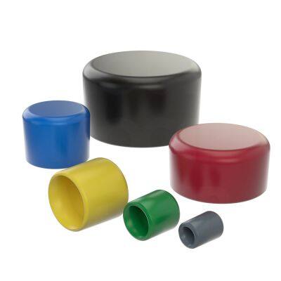 Round Tubing Steel Rebar Finishing Plastic Caps 16mm Threaded Tie Rod Plastic End Cap