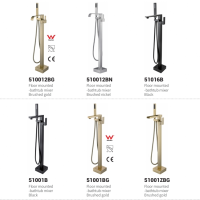 Comfortable Experience Easy Cleaning and Maintenanceas and Matches Various Styles Separate Bathtub Mixer Series