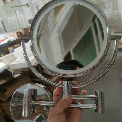 Customized bear-shaped mirror, luxury and unique-shaped creative smart mirror, bathroom LED makeup mirror, wall-mounted bathroom mirror