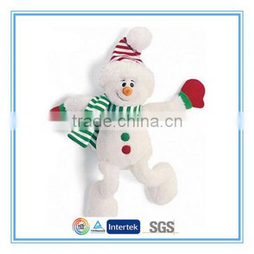 Plush stuffed snowman christmas decoration toys