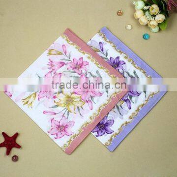 Colorful Flower Cotton Handkerchief