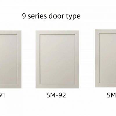 Hangmei Solid Wood Cream-style Solid Wood Clad Door, 2.75-meter One-piece Floor-to-ceiling Stylish Skeletal Door photo-4