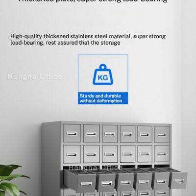 HN-DO71 Klinisches Medizinische Schrank für Zahnarztpraxis, integriertes Lagerungssystem aus Edelstahl der Qualität 304 mit modularen Trennwänden und Sicherheitsverschluss photo-2