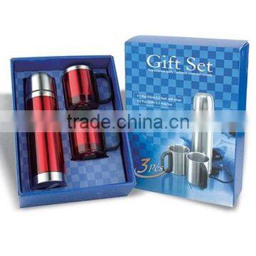 stainless steel vacuum flask promotion gift sets