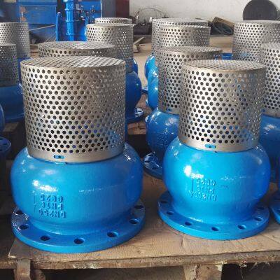 New Lift Foot Valve ANSI Pn10 Pn16 DN50-DN300 Filtered Cast Iron Body Blue Cast Iron Flanged Foot Valve photo-5