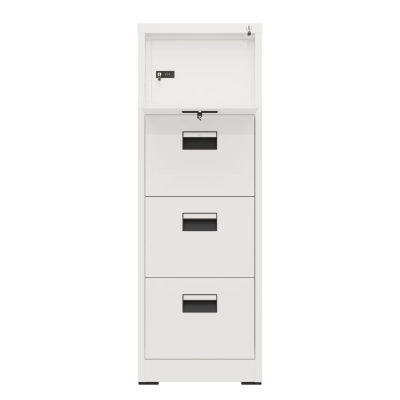 Office File Storage Cabinet 4 Drawer Filing Cabinet With Safe Box