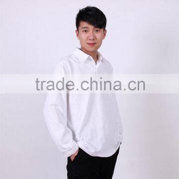 10047 White/Black 100% Cotton Barber T-shirt for salon uniform