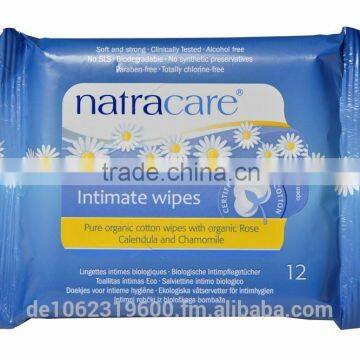 Biological Intimate wipes - 12 x 12 peaces