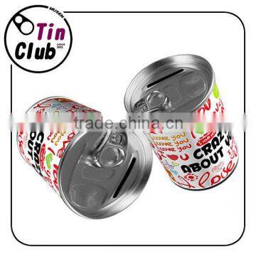 tin bank with your own logo