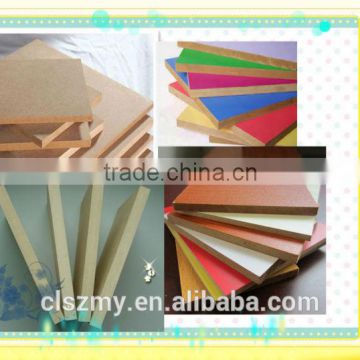 2014 high quality hot sale raw/melamine mdf from mdf manufacturer