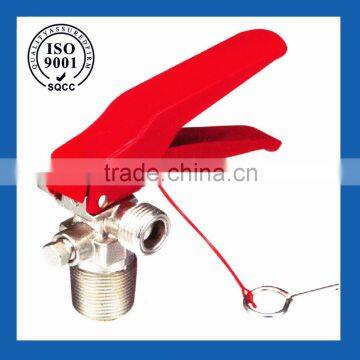 valve trigger for co2 fire extinguisher chrome