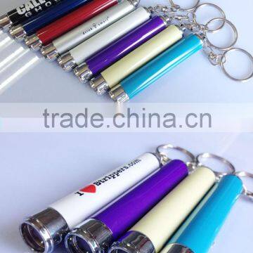 good advertising die cut bottle shape plastic led keychain,pvc led keyring