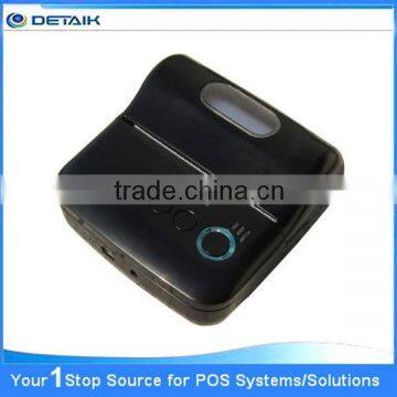 Portable Bluetooth Printer for POS usage ; 80mm mobile receipt printer