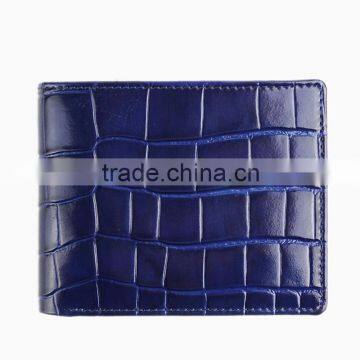 2016 trend slim leather wallets for men leather wallets from China