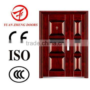 Hot Sale Main Entrance Double Door Design Steel Door